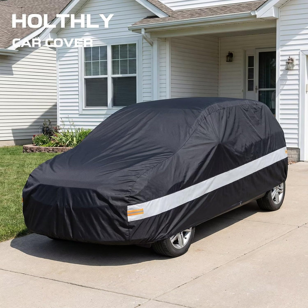 10 Layers Car Cover Custom Fit for Mercedes Benz C Class C250 C300 C43 C63 (1993-2026), Waterproof All Weather for Automobiles, Outdoor Full Cover Sun Dust Rain Protection with Cotton. Black - Colors C