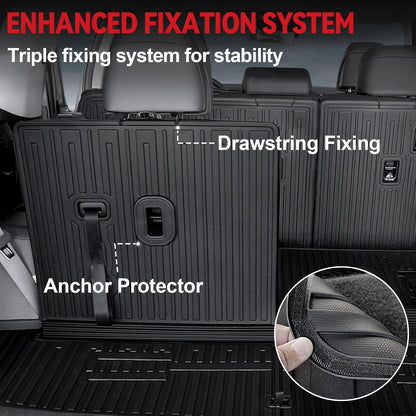Floor Mats for Hyundai Elantra Gas 2021-2026, All Weather Floor Mats Trunk Cargo Liner and Door Sill Guards Accessories, Full Coverage Set (Not fit Hybrid Models)