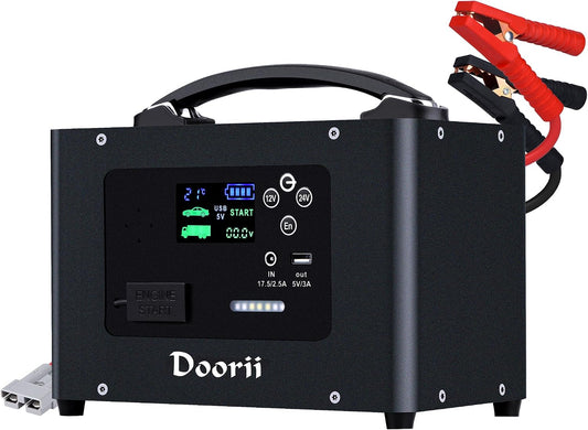 6000A Jump Starter with Air Compressor, 10-in-1 Car Jumper Starter Portable, 150PSI Tire Inflator/Air Pump, LED Flashlight for Up to 10.0L Gas / 8.0L Diesel Engines