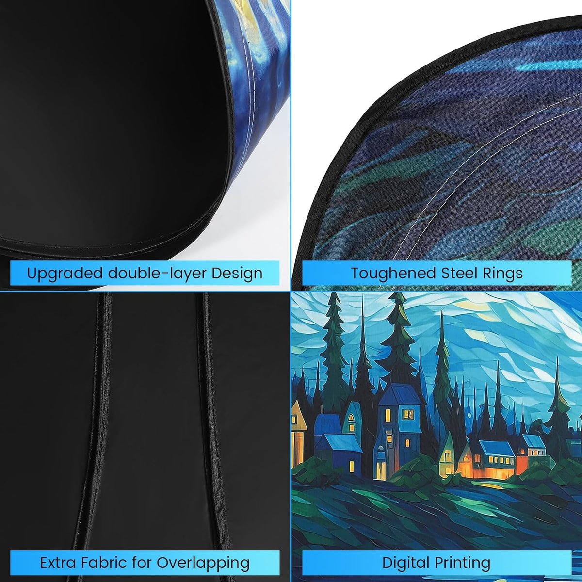 Windshield Sun Shade - Windshield Sun Shade Foldable Offers Ultimate Protection for Car Interior UV Protection Car