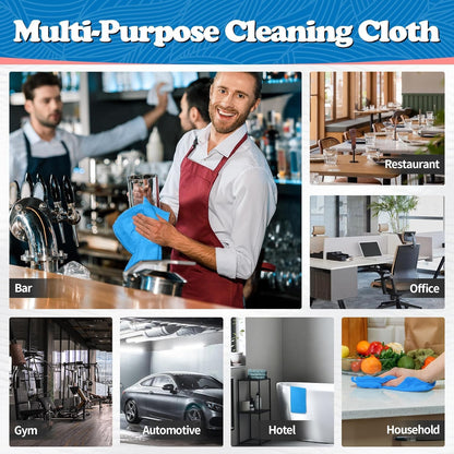 FIXSMITH Shop Towels, Pack of 200, Grey Microfiber Cleaning Cloth Bulk, Microfiber Towels for Cars, All-Purpose Absorbent Cleaning Rags, Dust Cloth for Automotive, Mechanic, Garage, 11.5 x 11.5 inch
