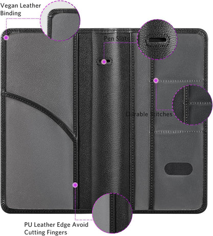 CoBak Car Registration and Insurance Holder - Vehicle Glove Box Car Organizer,Auto Truck Comparment Accessories Case with Magnetic Closure for Driver License,Cards - Colors A