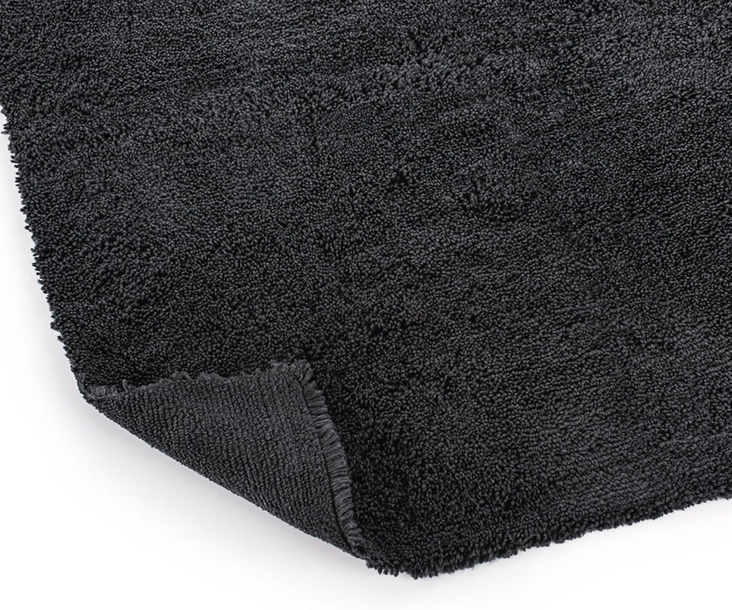 The Rag Company - Creature Edgeless Auto Detailing Towels (10-Pack) Professional 70/30 Blend, Dual-Pile Plush Microfiber, Buffing & Polishing, 420gsm, 16in x 16in, Black