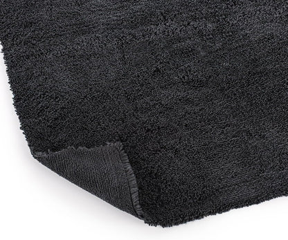 The Rag Company - Creature Edgeless Auto Detailing Towels (10-Pack) Professional 70/30 Blend, Dual-Pile Plush Microfiber, Buffing & Polishing, 420gsm, 16in x 16in, Black