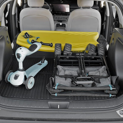 Floor Mats for Hyundai Elantra Gas 2021-2026, All Weather Floor Mats Trunk Cargo Liner and Door Sill Guards Accessories, Full Coverage Set (Not fit Hybrid Models)