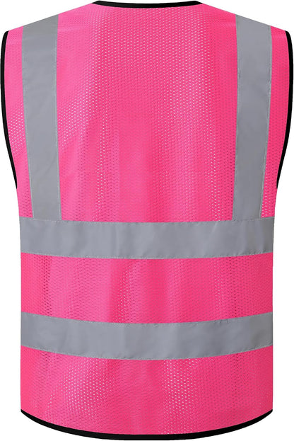 Reflective Safety Vest for Men Women Construction Vest Meet ANSI/ISEA Standard