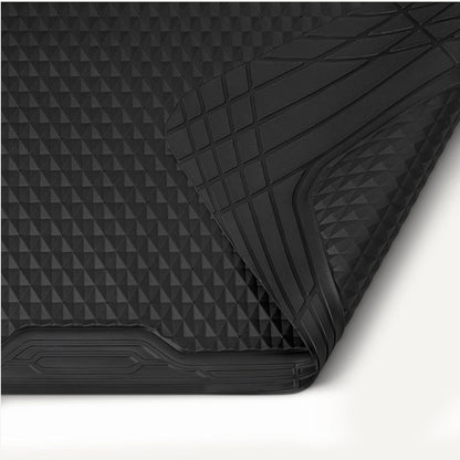 Amazon Basics Cargo Liner Floor Mat, All Weather Trunk Protection, Trimmable to Fit, Black