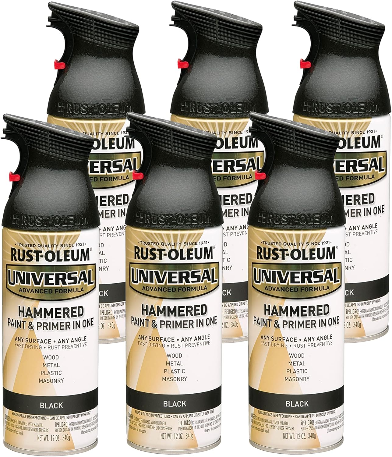 Rust-Oleum 302151 Universal All Surface Clear Topcoat Spray, 11 oz, Dead Flat Clear - Colors A