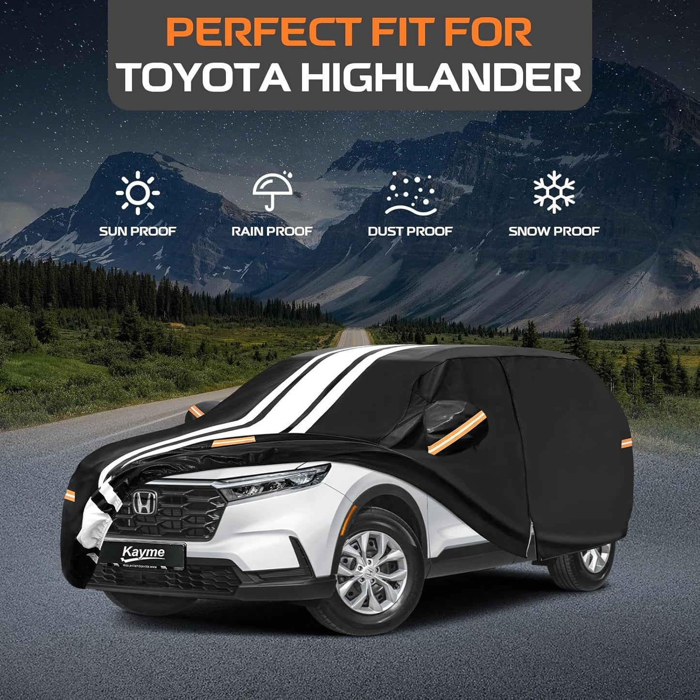 Kayme Heavy Duty Car Cover Custom Fit for BMW 3 Series 320i 325i 328i 330i 335i (1982-2026), Outdoor Full Exterior Cover with Tape and Towel, Rain Snow Sun UV Protection. - Colors A