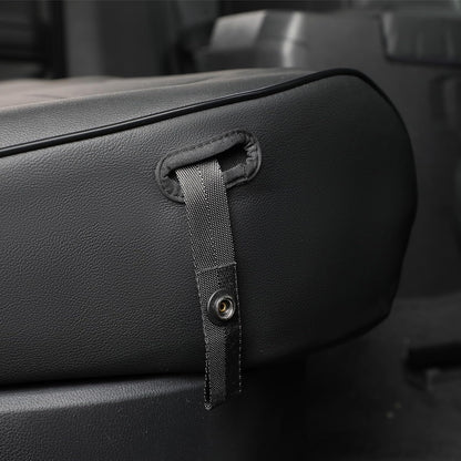 EKR Tacoma Car Seat Covers Custom Fit for Toyota Tacoma (Petrol) 2024 2025 2026 DoubleCab/CrewCab SR/SR5/TRD Sport/TRD Off-Road/Limited -Truck Seat Covers Full Set,Faux Leather(Black)