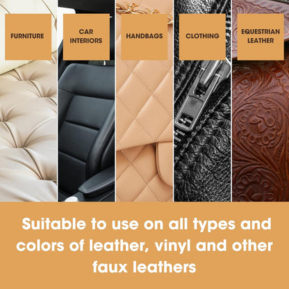 Furniture Clinic Leather Cleaning Wipes | 80 Count | 4-in-1 Clean, Nourish, Condition, & Restore Leather & Vinyl Furniture, Handbags, Jackets, Car Seats, Interiors & More | Residue & Streak-Free