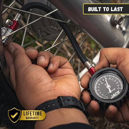 JACO ElitePro-X Tire Pressure Gauge with Lightning Chuck (100 PSI)