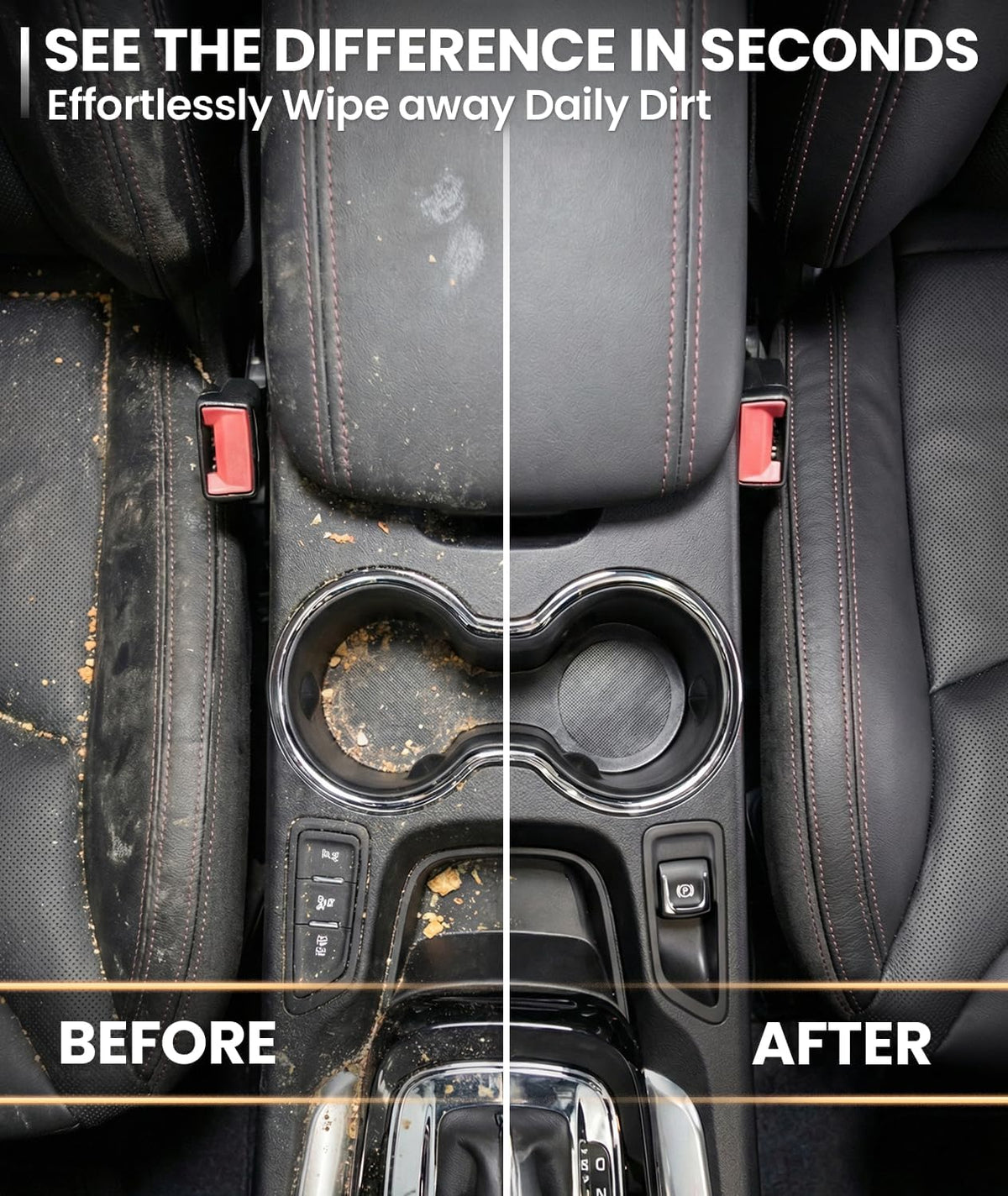 EVEO Car Wipes Interior Cleaning Kit -3-in-1 Car Cleaning Wipes Car Interior Wipes | Interior Car Wipes, Car Cleaning Kit Interior & Exterior - Protectant, Glass and Cleaning All Surfaces (90 Wipes)