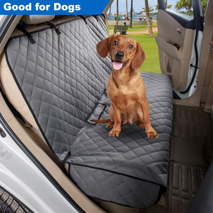 VIEWPETS Bench Car Seat Cover Protector - Waterproof, Heavy-Duty and Nonslip Pet Car Seat Cover for Dogs with Universal Size Fits for Vehicles, Trucks & SUVs