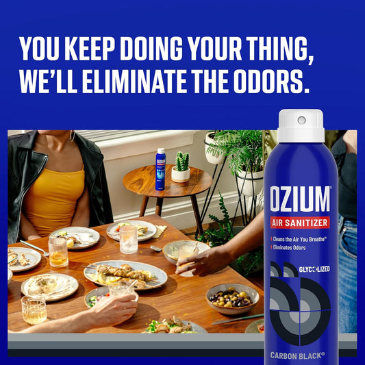 Ozium 8 Oz. Air Sanitizer & Odor Eliminator for Homes, Cars, Offices and More, Original Scent, Pack of 2