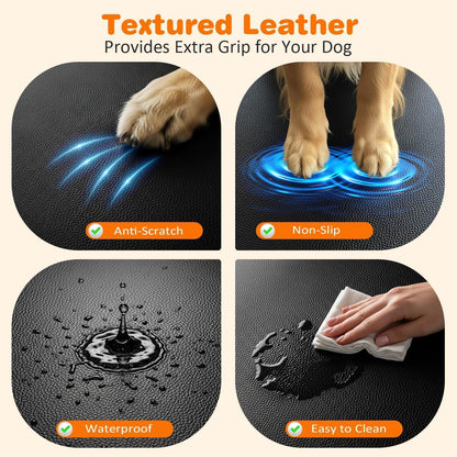 URPOWER 2026 Upgraded Back Seat Extender for Dogs - Large Hard Bottom Dog Car Seat Cover Holds 550lbs, Waterproof Dog Hammock Pet Bed with High-Density Foam Non-Slip Backseat Protector