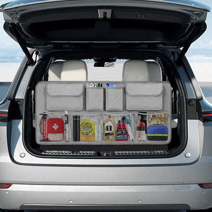 Car Trunk Organizer and Storage, Large Capacity Backseat Hanging Storage Accessories, Backseat Car Organizer for SUV/MPV/Truck (Black)