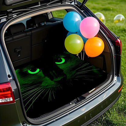 Universal Car Trunk Mat 29" x 39",Purple Colorful Flowers All Weather Trunk Protection Cargo Liner, Durable Cargo Mat Rear Trunk Liner,Stylish Vehicle Interior Accessories Suitable for Most Car Models