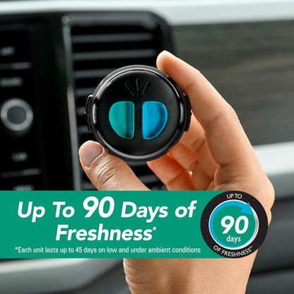 Refresh Your Car! Air Freshener (Alpine Meadow/Summer Breeze Scent, 2 Pack)