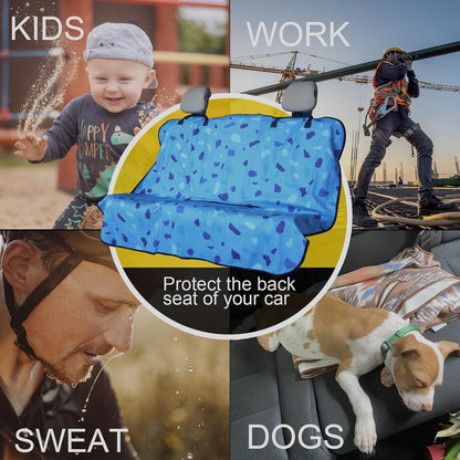 Car Seat Cover Protector Front Seats,for Gym Workout,Running,Swimming,Beach and Hiking,Waterproof Sweat Towel Bucket Seat Covers for Cars SUV Trucks (Black, 1Pcs)