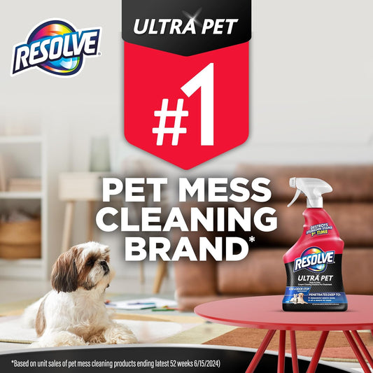 Resolve Ultra Pet Carpet Cleaner Spray – for Removal of Pet Stains & Odors, 32oz
