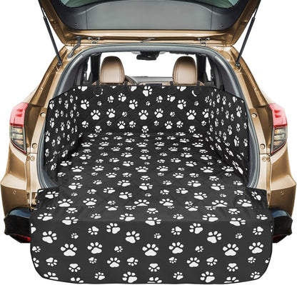 Veckle SUV Cargo Liner for Dogs with Side Flaps, Large (54" x 93") Water Resistant Trunk Cover, Non-Slip Pet Area Protector with Bumper Flap, Universal Fit for SUVs Sedans Vans, Khaki