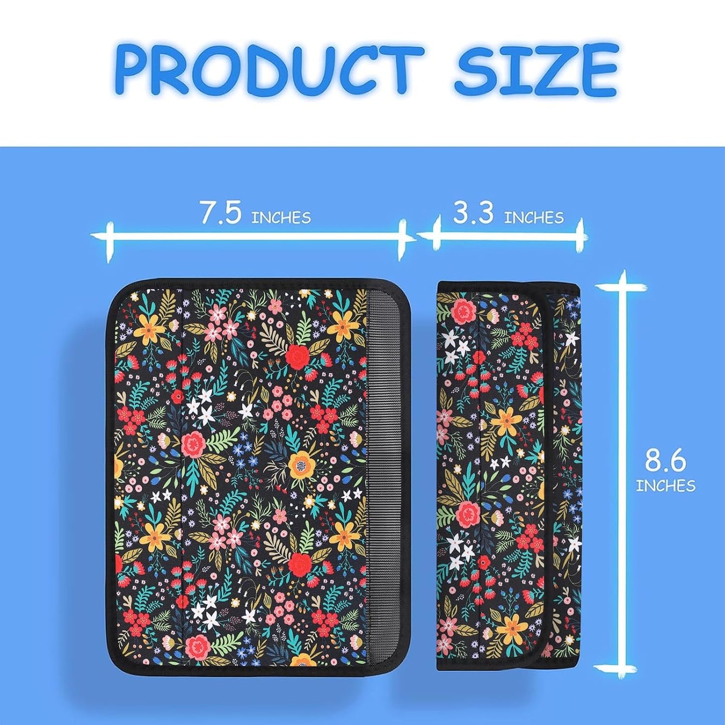 YR Seat Belt Cover for Kids, Soft Comfort Seat Belt Cushion for Children, Cute Cartoon Pattern Car Seat Belt Pads Cover for Girls and Boys, 1 Pack (Cartoon Spider)