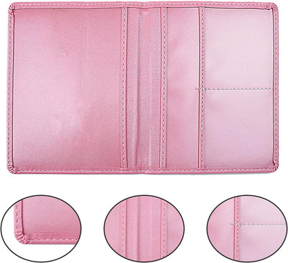 Car Registration and Insurance Card Holder - Leather Vehicle Glove Box Automobile Documents Paperwork Wallet Case Organizer for ID, Driver's License, Key, Cards - Car Accessories for Women&Men