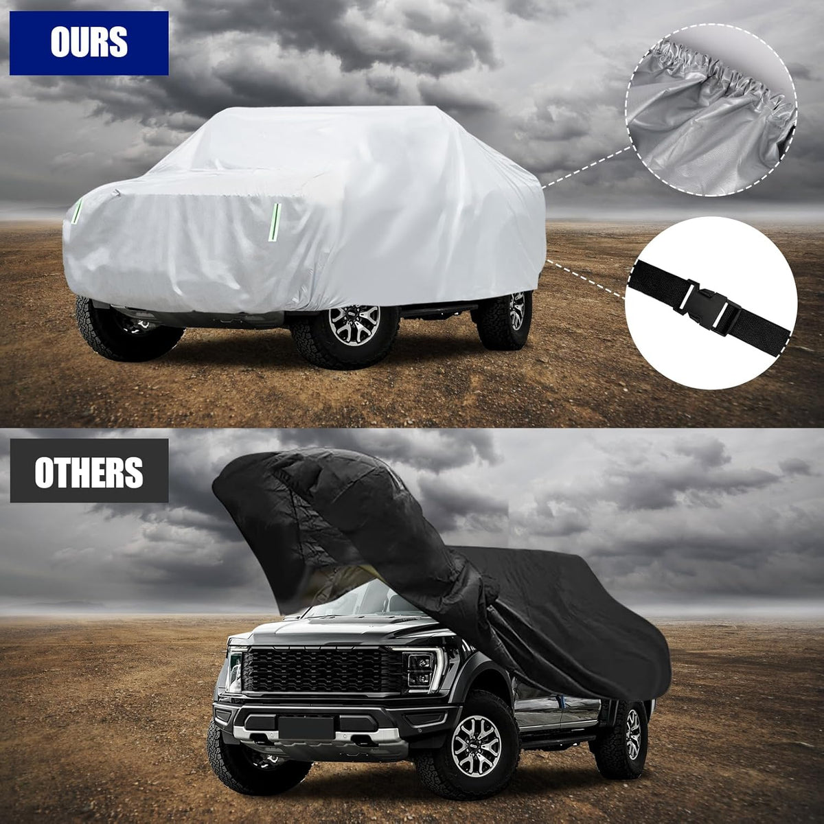 Car Cover Custom Fit for Toyota Corolla 2000-2025, Honda Civic 1991-2025, Waterproof All Weather Full Exterior Cover Rain Sun Protector Car Cover with Door Zipper