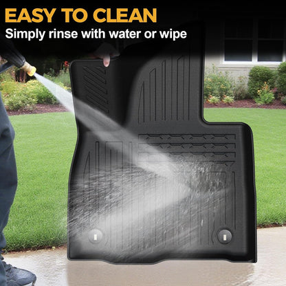 Floor Mats for Hyundai Elantra Gas 2021-2026, All Weather Floor Mats Trunk Cargo Liner and Door Sill Guards Accessories, Full Coverage Set (Not fit Hybrid Models)