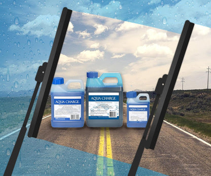 Sanco Industries Aqua Charge - Windshield Washer Fluid Ultra Concentrate, 1 Bottle Makes 55 Gallons - 32 Ounces