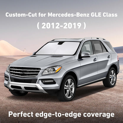 EcoNour Car Windshield Sun Shade | 2025 Upgraded Innovative No-Light-Pass Technology for Maximum Coverage | Foldable Sun Shade Keeps Your Vehicle Cool | Must-Have Car Accessories | Small (59" x 29") - Colors G