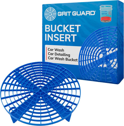Grit Guard The Original Black Bucket Insert - 10" Diameter Car Wash Bucket for Car Washing, Detailing Compatible with 3.5, 4, 5 and 6 Gallon Buckets - Made in the USA