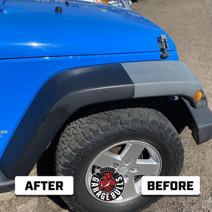 garage bulls Plastic Restorer for Cars - Hydrophobic Ceramic Coating - Ultimate Exterior & Interior Protection with Original Matte Finish