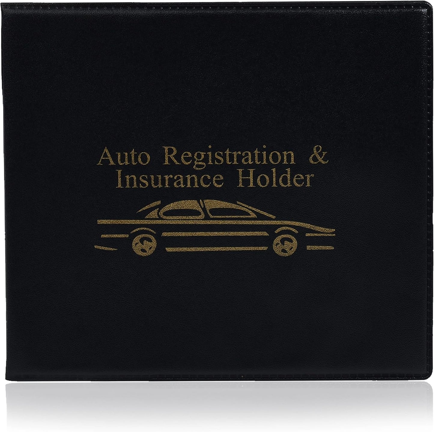Andalus Auto Registration & Insurance Card Holder Pack of 2, Waterproof Essential Car Registration Holder with Hook & Loop Closure, Perfect for Every Vehicles Glove Boxes (White - 5 1/8" x 4 5/8")
