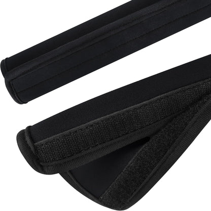 Extra Long Car Seat Belt Cover, 2Pack Waterproof Seatbelt Shoulder Pad for Comfortable Driving, Soft Seatbelt Strap Covers for Adults Kids Women & Men, Machine Washable, Grey