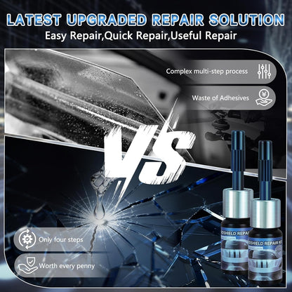 Windshield Chip Repair Kit，Car Windshield Crack Repair Kit for Glass Repair，Cracked Windshield Repair Kit for Chips and Cracks，Rock Chip Repair Kit Windshield for Glass Repair Liquid for Cracks