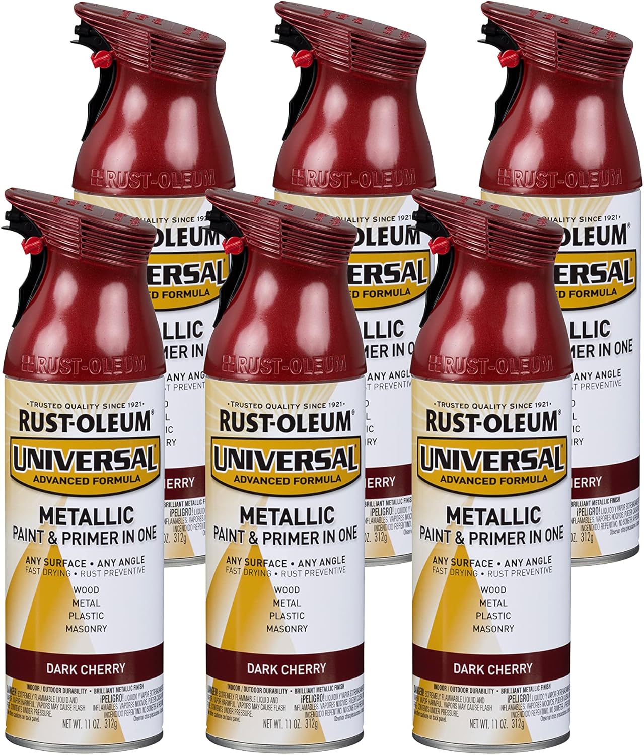 Rust-Oleum 302151 Universal All Surface Clear Topcoat Spray, 11 oz, Dead Flat Clear - Colors A