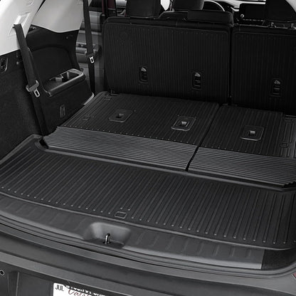Floor Mats Set for Nissan Rogue 2026 2025 2024-2021 Accessories, Full Coverage All Weather Floor Mats Cargo Mat with Backrest Protectors & Door Sill Guards (Not for Sport)