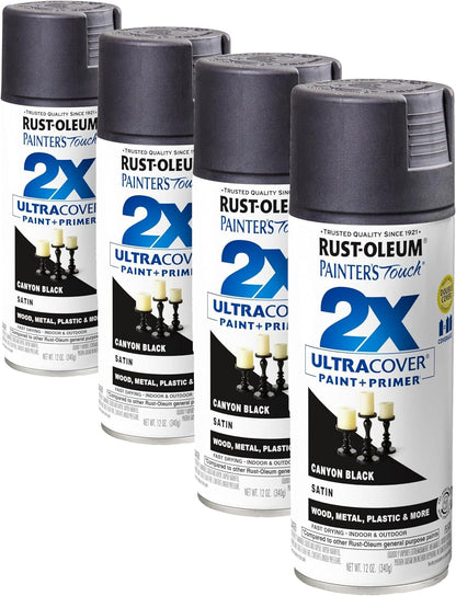 Rust-Oleum 334029 Painter's Touch 2X Ultra Cover Spray Paint, 12 oz, Gloss Clear - Colors A