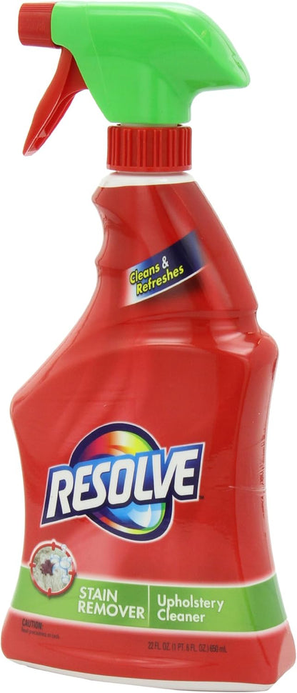 Resolve Carpet Cleaner, 22 fl oz Multi-Fabric Cleaner and Upholstery Stain Remover, Carpet Cleaner Spray