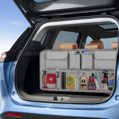 Car Trunk Organizer and Storage, Large Capacity Backseat Hanging Storage Accessories, Backseat Car Organizer for SUV/MPV/Truck (Black)