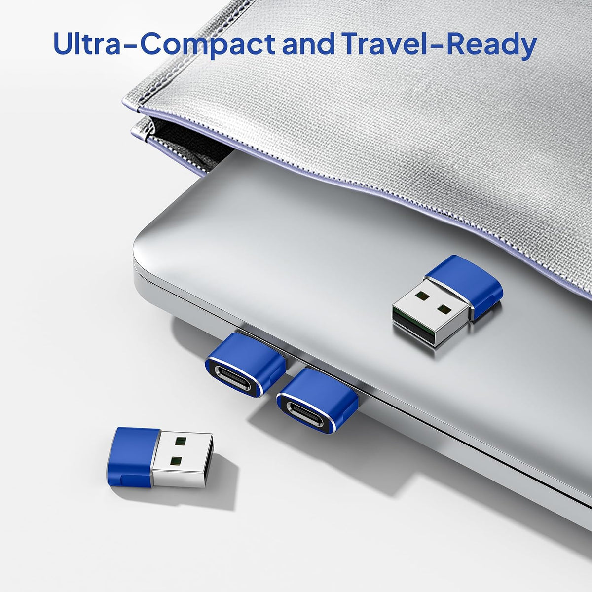 Elebase USB to USB C Adapter for iPhone 17 4Pack,USBC Female to A Male Car Charger Adapter,Type C Converter Apple 17e 16 Pro Max 15 14 Plus,iWatch Watch 11 10 Ultra 3,iPad Air,Samsung Galaxy S26