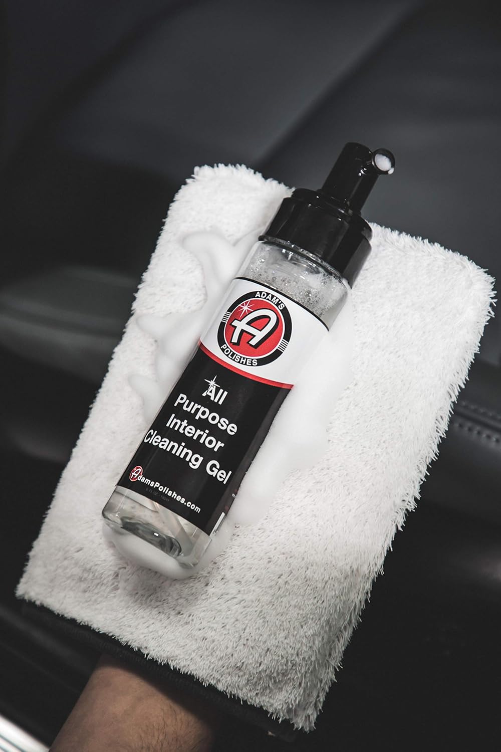 Adam's All Purpose Interior Cleaning Gel - Car Interior Cleaning For Interior Detailing Leather Seats, Vinyl Carpet, Upholstery, Plastic & Rubber Surfaces