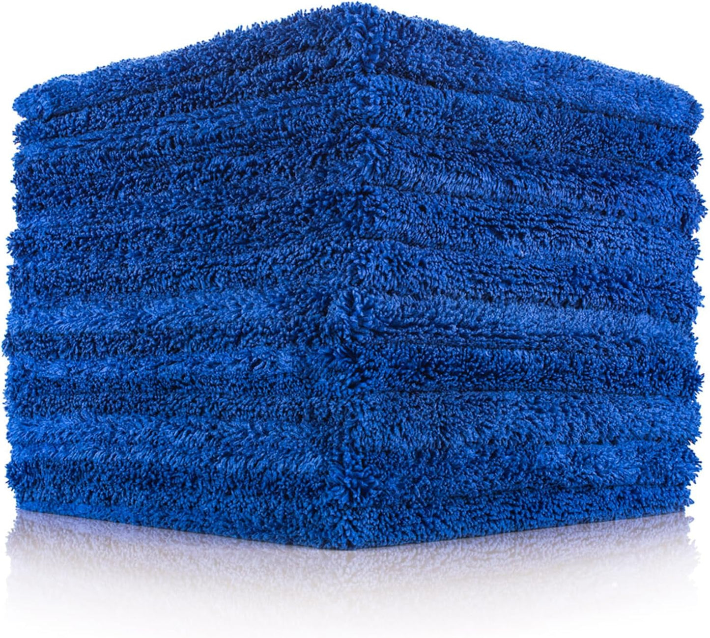 The Rag Company - Creature Edgeless Auto Detailing Towels (10-Pack) Professional 70/30 Blend, Dual-Pile Plush Microfiber, Buffing & Polishing, 420gsm, 16in x 16in, Black