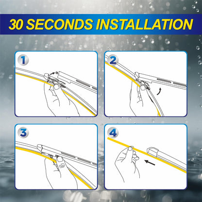 5 PLUS® Silicone Windshield Wipers Replacement for 2007-2014 Ford edge, 2007-2015 Lincoln MKX Wiper Blades(Set of 3),Automotive Replacement Windshield Wiper Blades For My Car-26"/20"/14" - Colors A