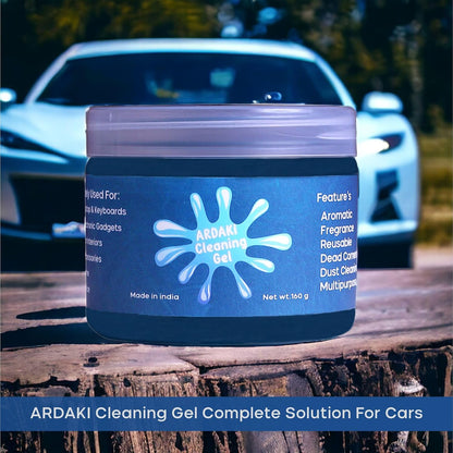 Car Cleaning Gel Multipurpose Car AC Vent Interior Dust Cleaning Gel Jelly Car Interior Keyboard PC Laptop Electronic Gadget Cleaning Kit with Fregrance (Cleaning Gel + Windshield Tablet)