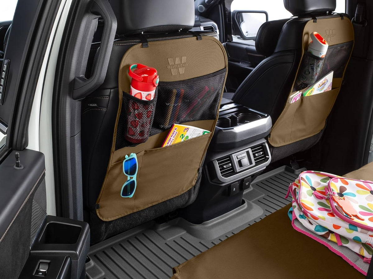 WeatherTech Seat Back Protector - Universal Kick Mat and Organizer for The Back of Your Seat - Black
