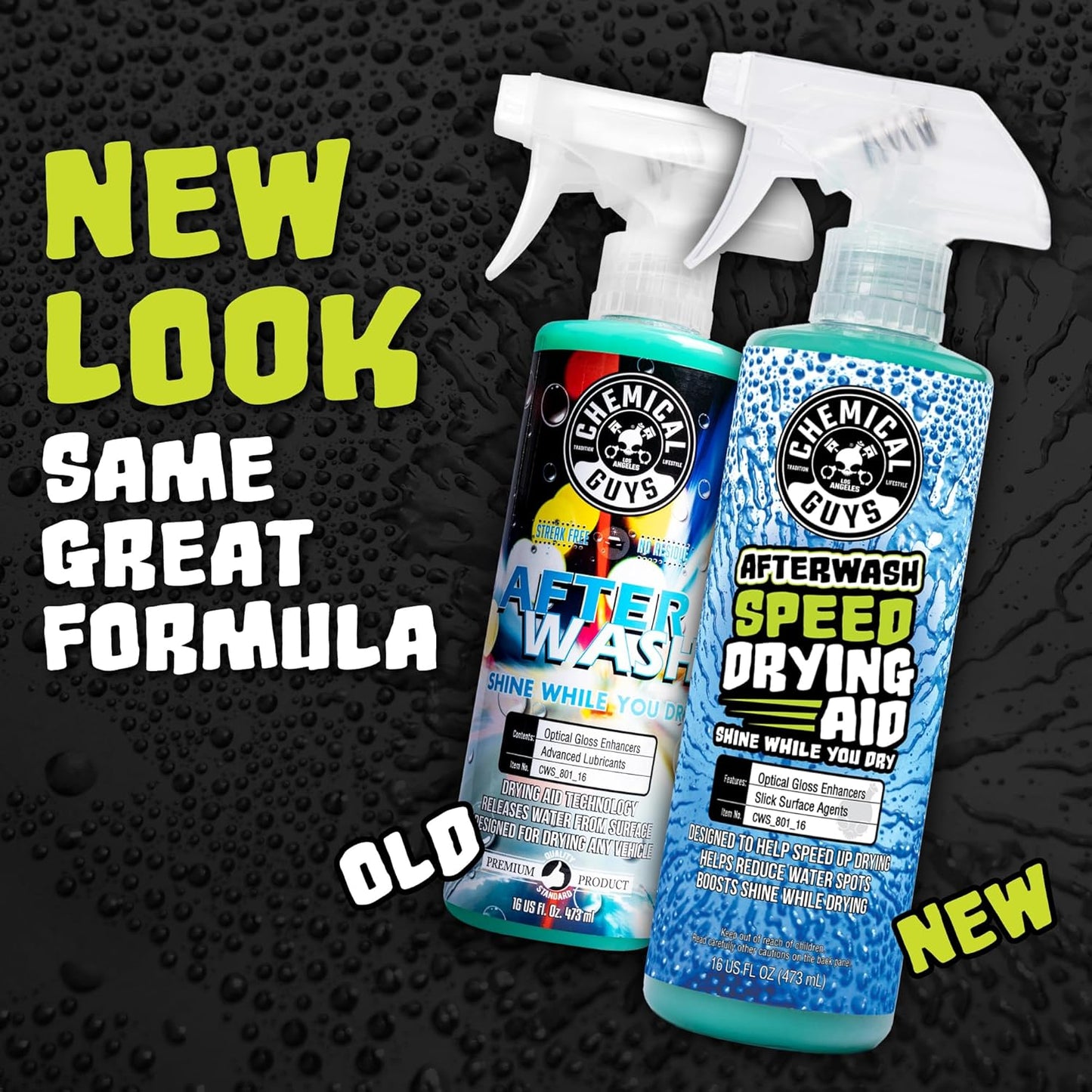 Chemical Guys CWS_801 After Wash Sprayable Gloss Boosting Car Wash Drying Aid (Helps Reduce Water Spots), 128 fl oz (1 Gallon)