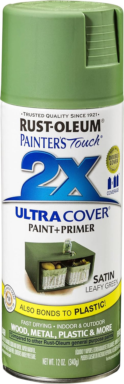 Rust-Oleum 334029 Painter's Touch 2X Ultra Cover Spray Paint, 12 oz, Gloss Clear - Colors D